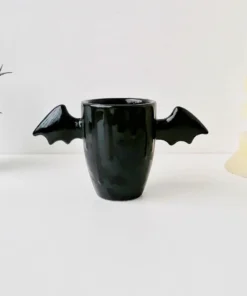 Weird & Wonderful Ceramics Matte Black Bat Wing Mug New Arrivals