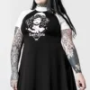 Killstar Medusa Raglan Dress Ladies 1 Killstar Medusa Raglan Dress Ladies
