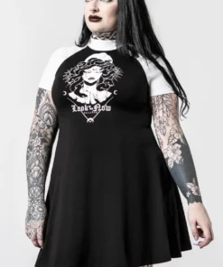 Killstar Medusa Raglan Dress Ladies