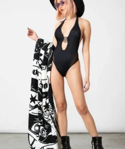 Killstar Meow-gical Beach Towel Ladies