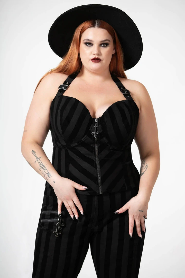 Ladies Killstar Merciless Halter Top 3 Ladies Killstar Merciless Halter Top