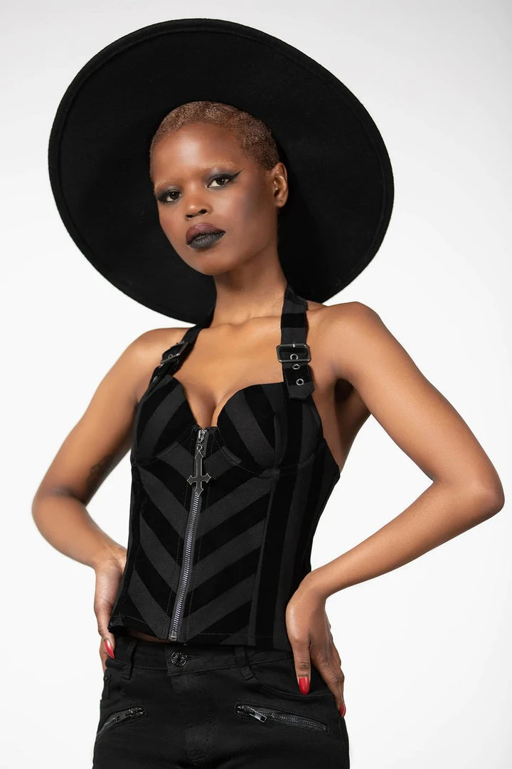 Ladies Killstar Merciless Halter Top 6 Ladies Killstar Merciless Halter Top