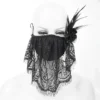 Devil Fashion Lace Veil Face Mask With Filter 2 Devil Fashion Lace Veil Face Mask With Filter