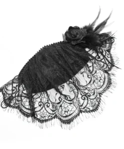 Devil Fashion Lace Veil Face Mask With Filter