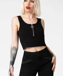 New Arrivals Killstar Mortem Rib Top