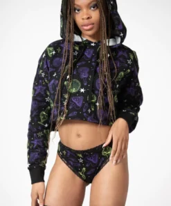 Killstar Magic Chill Cropped Hoodie