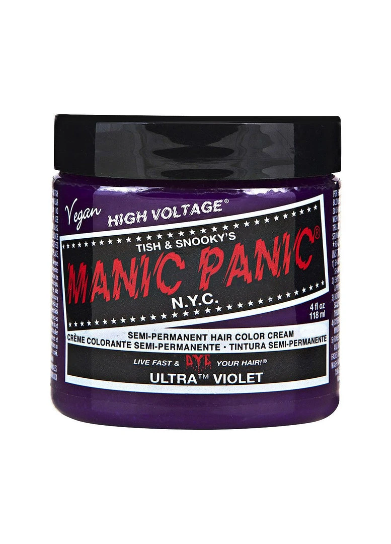 Manic Panic Classic Cream Hair Colour - Ultra Violet Hair Dye 8 Manic Panic Classic Cream Hair Colour - Ultra Violet Hair Dye