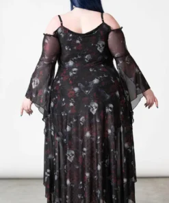 Killstar Mystic Meadows Mesh Maxi Dress