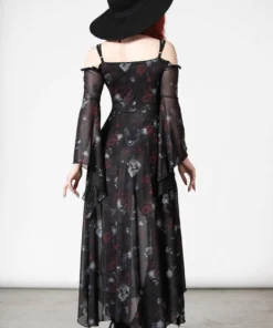 Killstar Mystic Meadows Mesh Maxi Dress