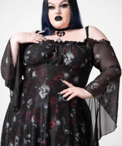 Killstar Mystic Meadows Mesh Maxi Dress