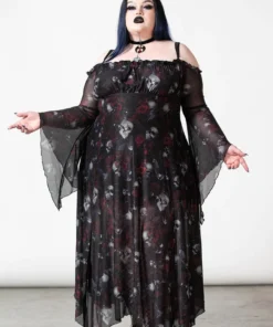 Killstar Mystic Meadows Mesh Maxi Dress