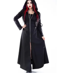 Necessary Evil Purple Lined Selene Coat 33 Necessary Evil Purple Lined Selene Coat
