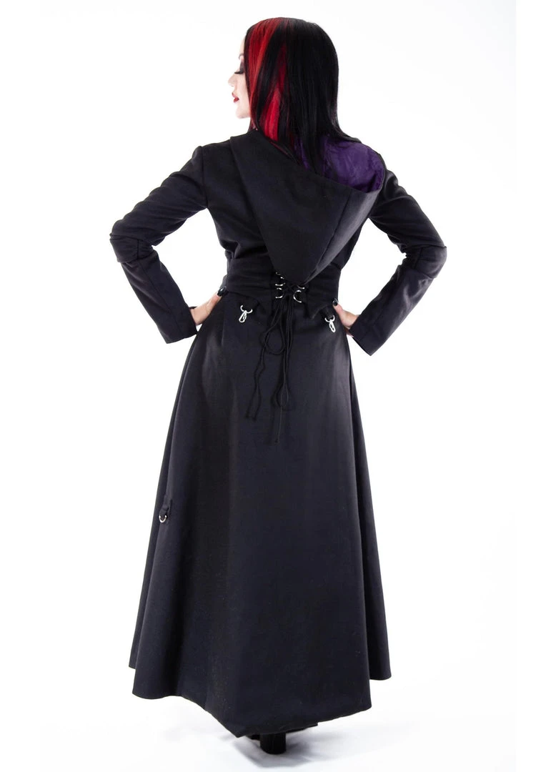 Necessary Evil Purple Lined Selene Coat 16 Necessary Evil Purple Lined Selene Coat