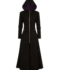Necessary Evil Purple Lined Selene Coat 35 Necessary Evil Purple Lined Selene Coat