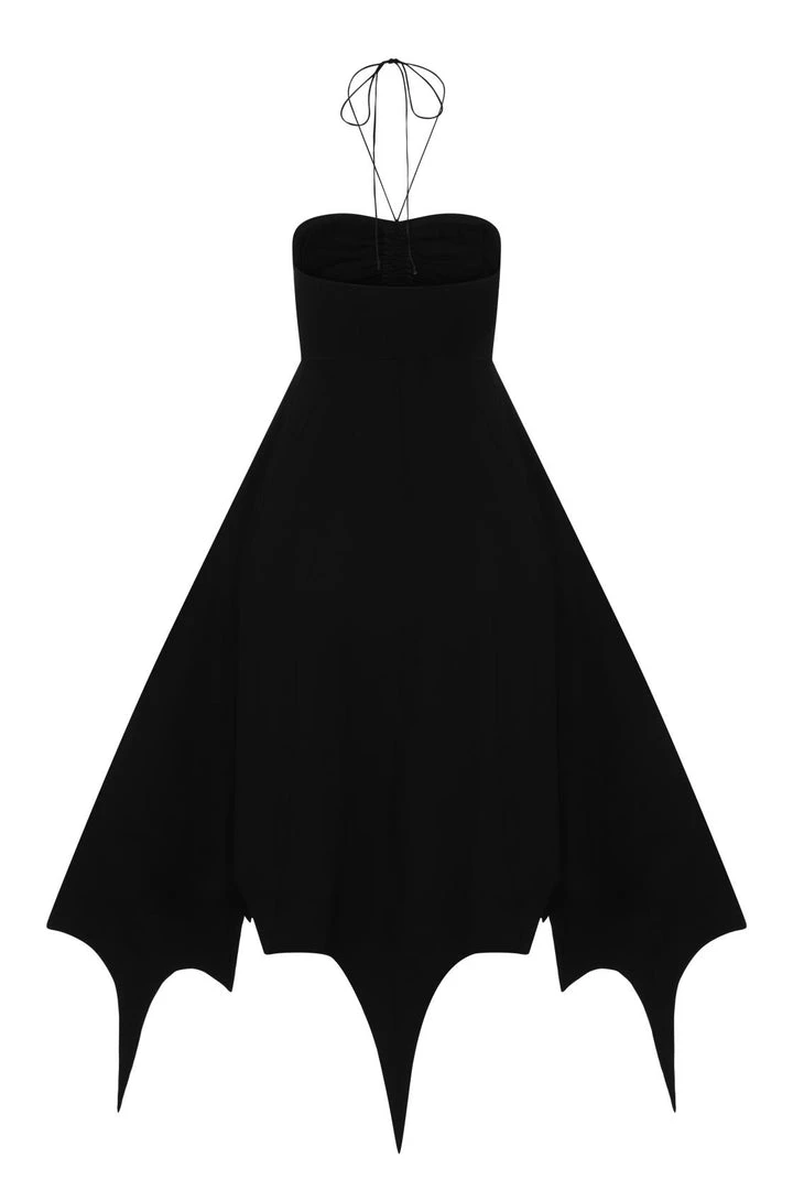 Necessary Evil Camazotz Bats Wing Effect Maxi Dress Ladies 10 Necessary Evil Camazotz Bats Wing Effect Maxi Dress Ladies