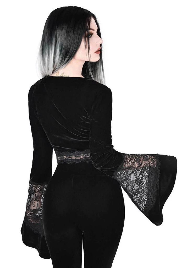 Ladies Killstar Naomi Long Sleeve Top 5 Ladies Killstar Naomi Long Sleeve Top