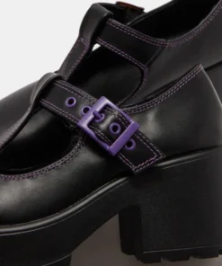 Koi Footwear Ladies Koi Tozo Purple Stitch Mary Janes