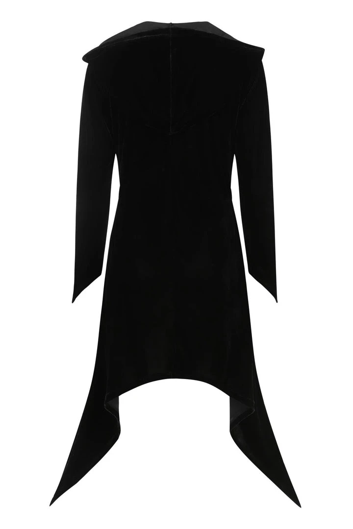 Necessary Evil Aphrodite Velvet Hooded Cardigan Ladies 11 Necessary Evil Aphrodite Velvet Hooded Cardigan Ladies