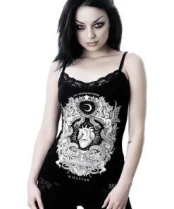 Ladies Killstar Never Surrender Strappy Vest