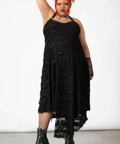 Killstar Nightwire Halter Dress Ladies 17 Killstar Nightwire Halter Dress Ladies