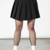 Ladies Killstar No Lip Pleated Skirt