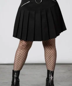 Ladies Killstar No Lip Pleated Skirt 10 Ladies Killstar No Lip Pleated Skirt