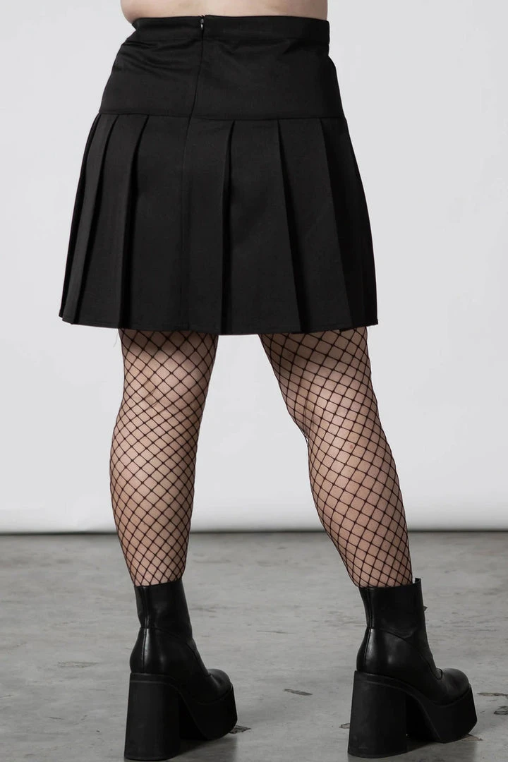 Ladies Killstar No Lip Pleated Skirt 7 Ladies Killstar No Lip Pleated Skirt