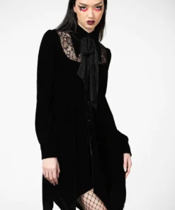 Killstar Nymyra Velvet Cameo Dress