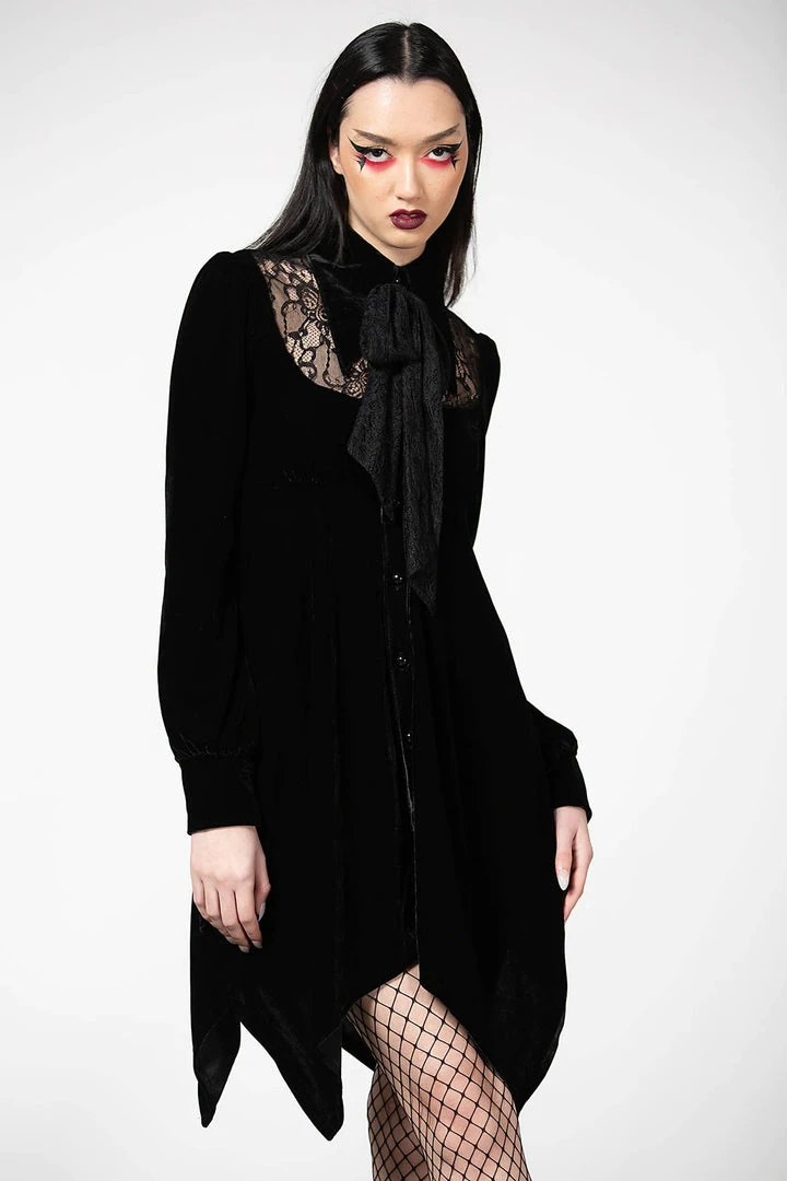 Killstar Nymyra Velvet Cameo Dress 3 Killstar Nymyra Velvet Cameo Dress