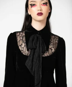 Killstar Nymyra Velvet Cameo Dress 7 Killstar Nymyra Velvet Cameo Dress