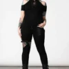 Killstar No Secrets Cap Sleeve Top 1 Killstar No Secrets Cap Sleeve Top