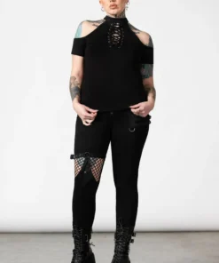 Killstar No Secrets Cap Sleeve Top 9 Killstar No Secrets Cap Sleeve Top