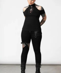Killstar No Secrets Cap Sleeve Top 10 Killstar No Secrets Cap Sleeve Top