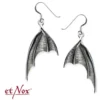 Accessories Et Nox Silver Bat Wing Earrings 2 Accessories Et Nox Silver Bat Wing Earrings