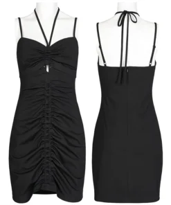 Punk Rave Niamh Mini Dress Black