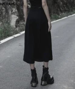 Punk Rave Brianna Skirt Black Ladies