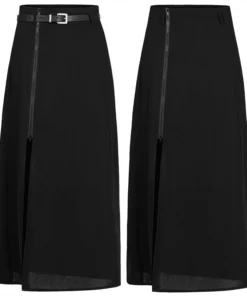 Punk Rave Brianna Skirt Black Ladies 12 Punk Rave Brianna Skirt Black Ladies