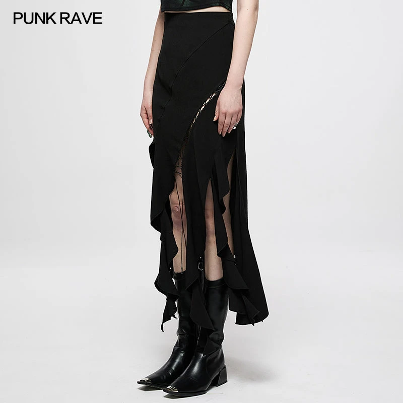 Punk Rave Lucinda Skirt - Black 7 Punk Rave Lucinda Skirt - Black