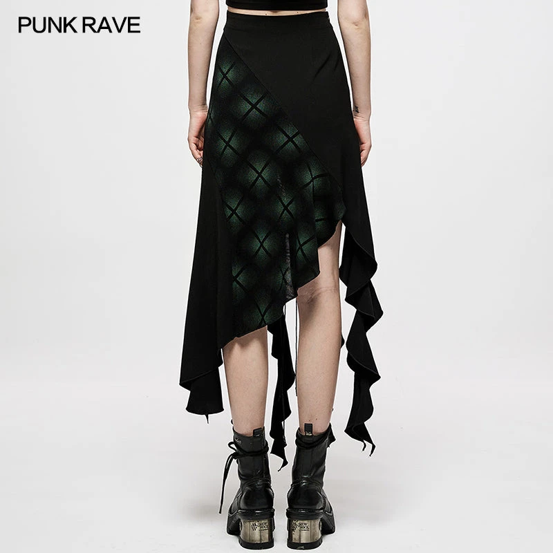 New Arrivals Punk Rave Lucinda Skirt - Green 6 New Arrivals Punk Rave Lucinda Skirt - Green
