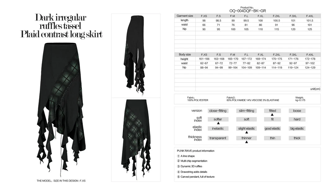 New Arrivals Punk Rave Lucinda Skirt - Green 10 New Arrivals Punk Rave Lucinda Skirt - Green