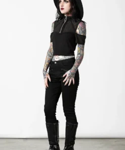 Ladies Killstar Orb Crop Top