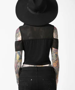 Ladies Killstar Orb Crop Top 8 Ladies Killstar Orb Crop Top