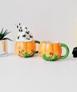 Weird & Wonderful Ceramics Orange Pumpkin Mug