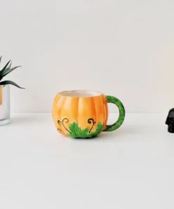 Weird & Wonderful Ceramics Orange Pumpkin Mug