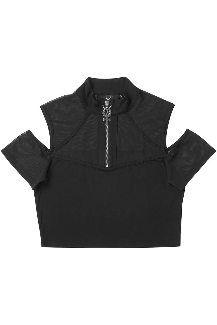 Ladies Killstar Orb Crop Top 6 Ladies Killstar Orb Crop Top