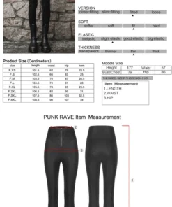 Punk Rave Orenda Faux Leather Trousers 14 Punk Rave Orenda Faux Leather Trousers