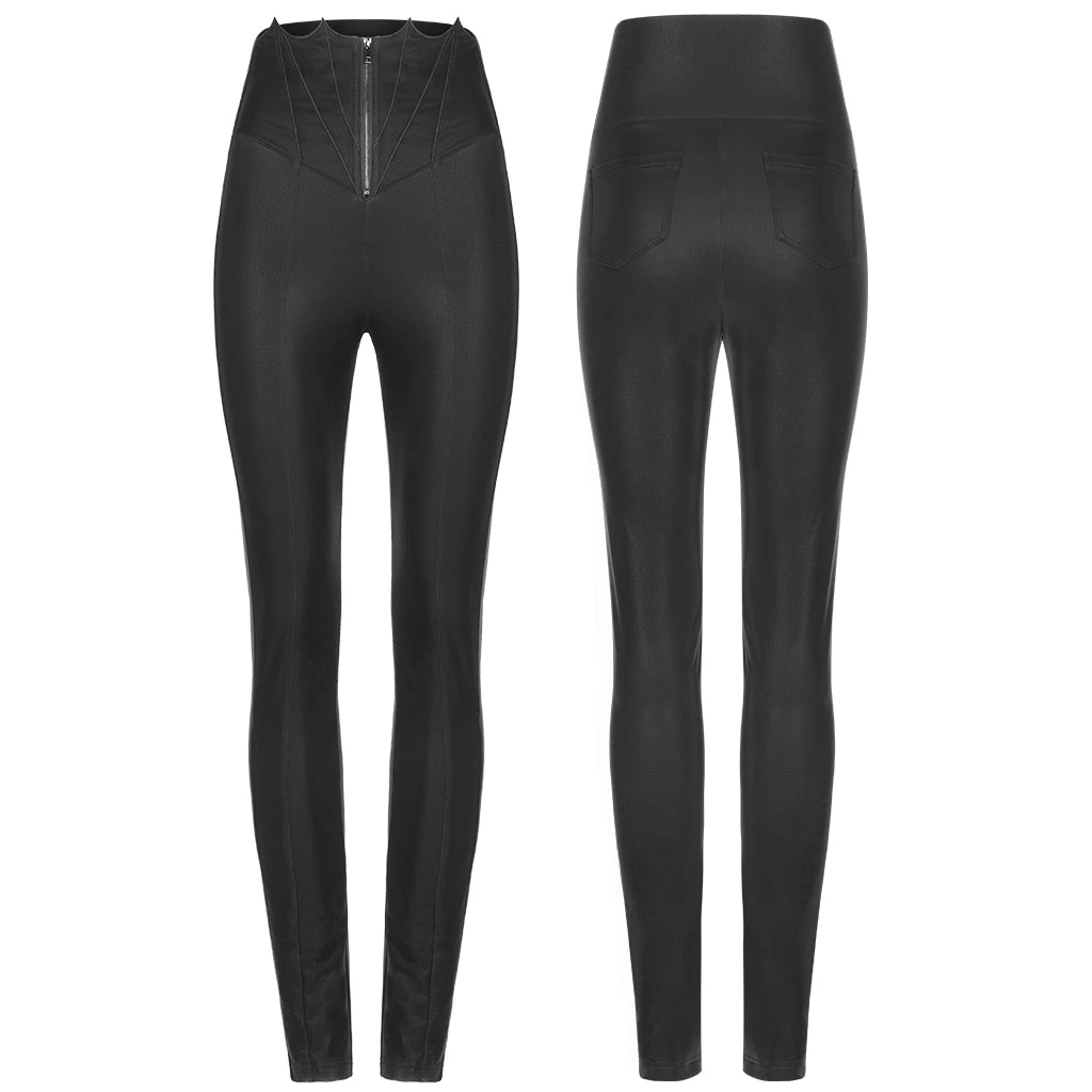 Punk Rave Orenda Faux Leather Trousers 8 Punk Rave Orenda Faux Leather Trousers