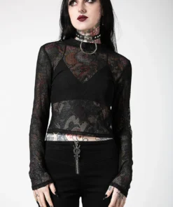 Killstar Planetary Party Mesh Top