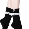 Ladies Killstar Poisoned Mind Ruffle Socks