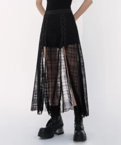 Punk Rave Radella Mesh Skirt